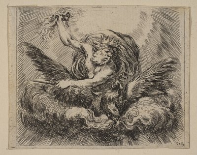 Jupiter, from Game of Mythology by Stefano della Bella