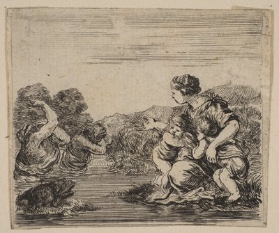 Latona, from Game of Mythology by Stefano della Bella