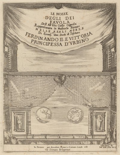 The Marriage of the Gods: Frontispiece by Stefano della Bella
