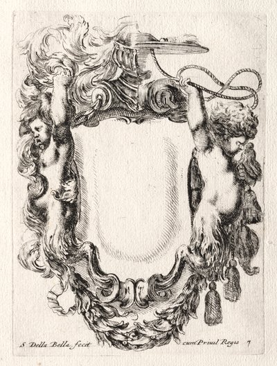 New Model for a Cartouche by Stefano della Bella