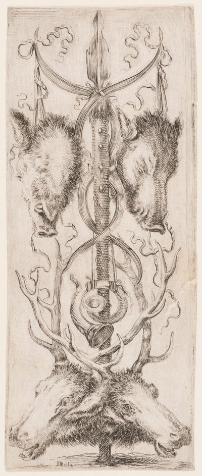 Grotesque Ornament by Stefano della Bella