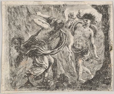 Orpheus and Eurydice, from Game of Mythology by Stefano della Bella
