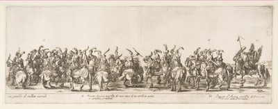 Part of the Entrance of the Polish Legation G and H, 1633 by Stefano della Bella
