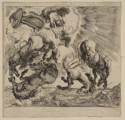 Phaeton, from Game of Mythology by Stefano della Bella