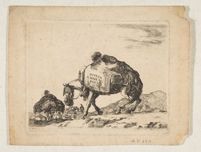 Plate 1: a pack horse, from 