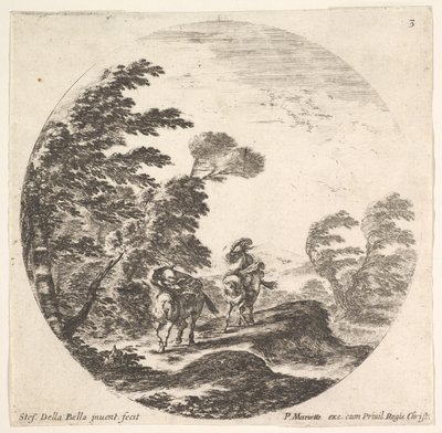 Plate 3: A Gale in the Forest by Stefano della Bella