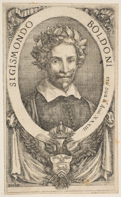 Portrait of the Poet Sigismond Boldoni by Stefano della Bella