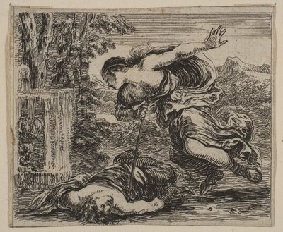 Pyramus and Thisbe, from Game of Mythology by Stefano della Bella