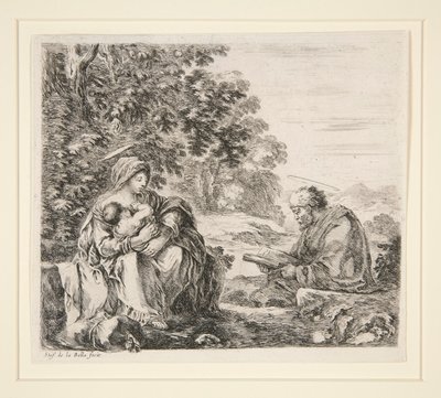 Rest on the Flight into Egypt by Stefano della Bella