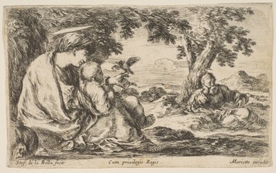 Rest on the Flight into Egypt by Stefano della Bella
