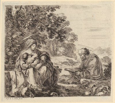 Rest on the Flight into Egypt by Stefano della Bella