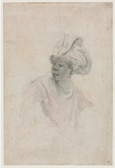 Study of a Moor, Facing to the Left by Stefano della Bella