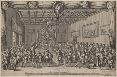 The Banquet of the Piacevoli by Stefano della Bella