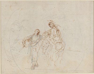 The Flight into Egypt by Stefano della Bella