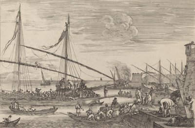 The Fortifications at Livorno by Stefano della Bella