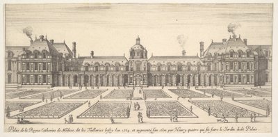 The Palace of Catherine de Medici, Called the Tuileries by Stefano della Bella