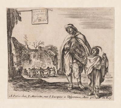 Title Page: Diversi Capricci by Stefano della Bella