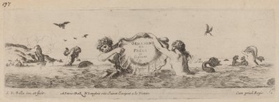 Title Page for "Ornamenti di fregi e fogliani" by Stefano della Bella