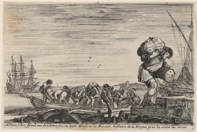 Title Page for Views of the Ports of the Sea by Stefano della Bella