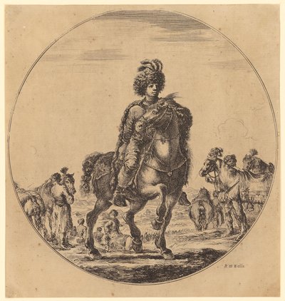 Hungarian Rider by Stefano della Bella