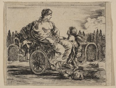 Venus, from Game of Mythology by Stefano della Bella