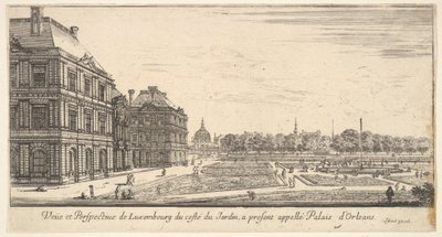 View of Luxembourg from the Garden Side of the Palais d