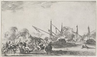 Sea Battle by Stefano della Bella