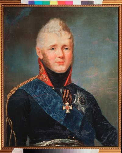 Portrait of Emperor Alexander I, Tsar of Russia by Stepan Semenovich Shchukin