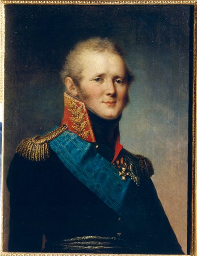 Portrait of Emperor Alexander I by Stepan Semenovich Shchukin