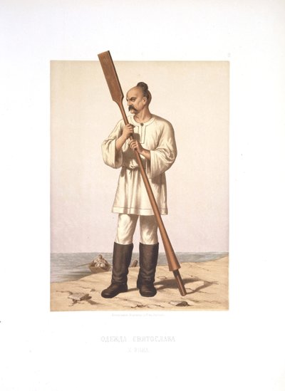 The garment of Grand Prince Sviatoslav I of Kiev by Stepan Stepanovich Strekalov