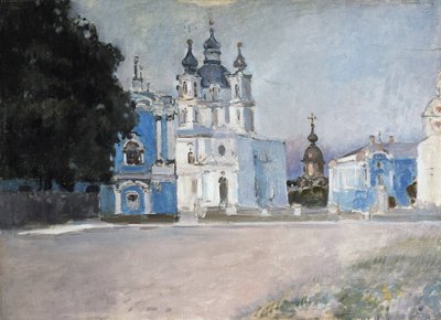 The Smolny Convent in Saint Petersburg by Stepan Yaremich