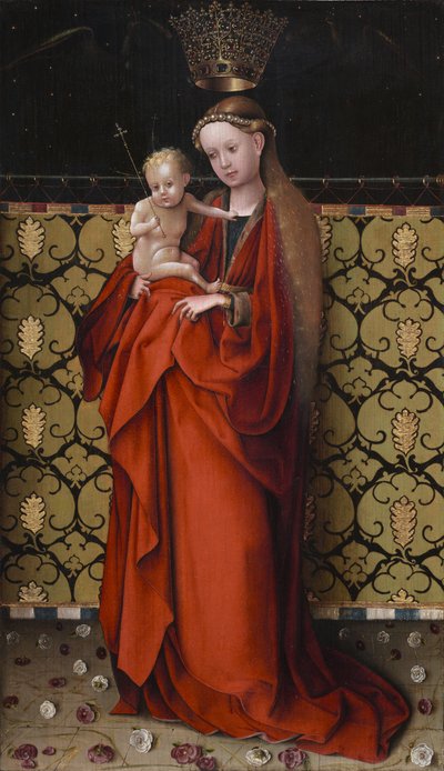 The Virgin Crowned by Angels by Stephan Lochner