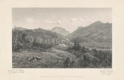 Franconia Notch, White Mountains by Stephen Alonzo Schoff, after George L. Brown