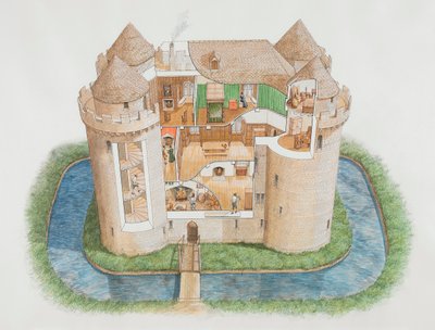 Nunney Castle, Somerset by Stephen Conlin