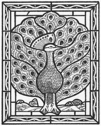 Peacock Window from Bagshot Park, Surrey by Stephen Conlin