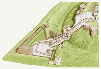 The Spur, Dover Castle, Kent by Stephen Conlin