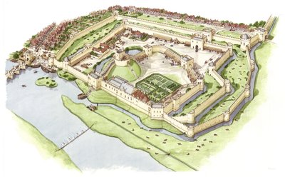 Wallingford Castle, Oxfordshire, c.1300-1399 by Stephen Conlin