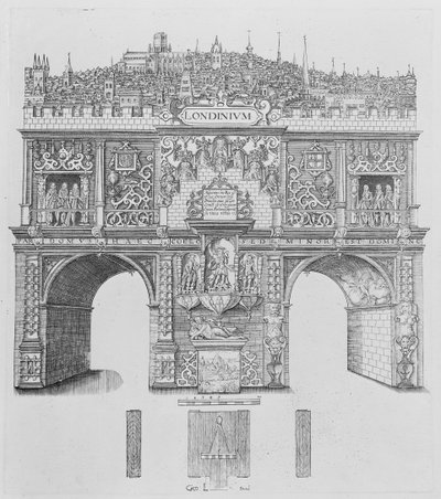 A Triumphal Arch, engraved by William Kip, 1604 by Stephen Harrison