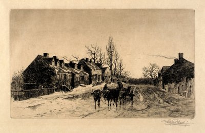 A Winter Evening, Windsor, N.S. by Stephen Parrish