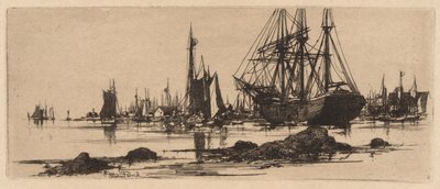 Harbor Scene by Stephen Parrish