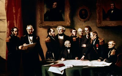 The Arctic Council planning a search for Sir John Franklin by Stephen Pearce
