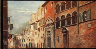 House of Saint Catherine, Sienna, Illustration from 