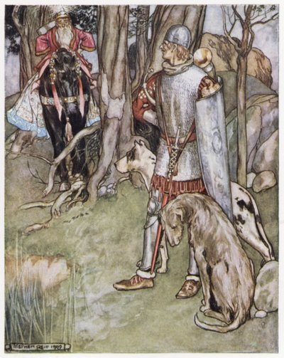 Illustration for Siegfried the Dragon-Slayer by Stephen Reid