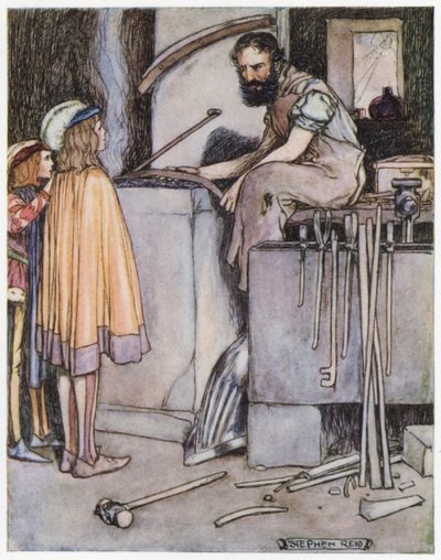 Illustration for Siegfried the Dragon-Slayer by Stephen Reid