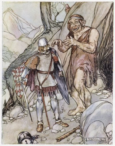 Illustration for Siegfried the Dragon-Slayer by Stephen Reid