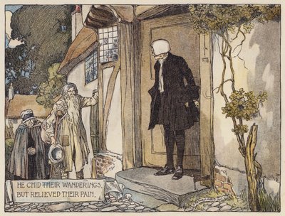 Illustration for The Deserted Village by Oliver Goldsmith by Stephen Reid