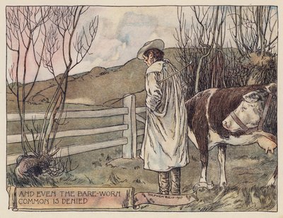 Illustration for The Deserted Village by Oliver Goldsmith by Stephen Reid
