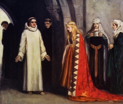 Saint Bernard and his Sister Hombeline by Stephen Reid