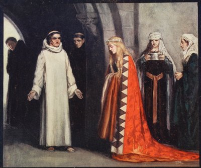 Saint Bernard and His Sister Hombeline, Illustration from 