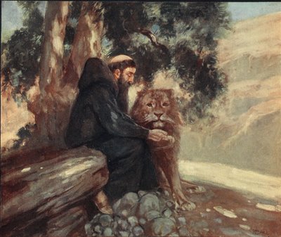 Saint Jerome and the Lion by Stephen Reid